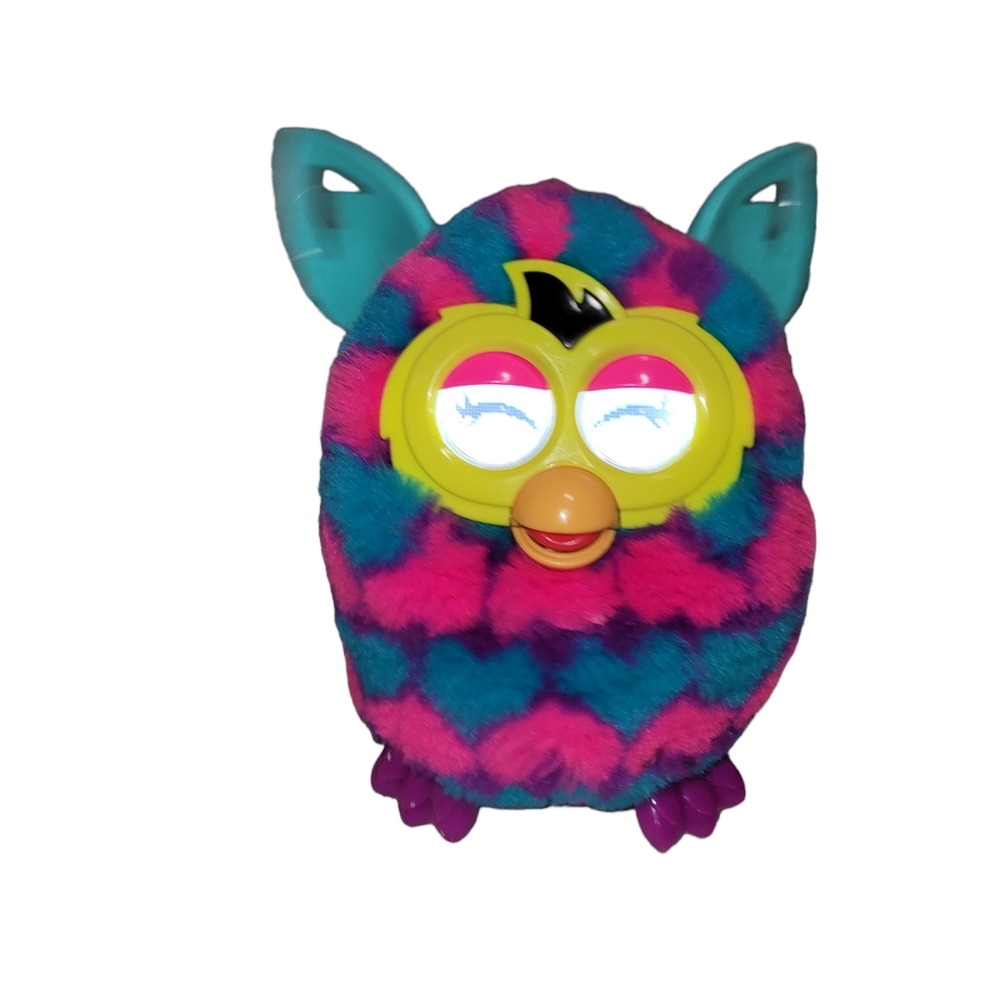 Furby Boom Electronic Interactive Toy 2013 Purple Pink Blue Hearts Working&Funny - Picture 3 of 10